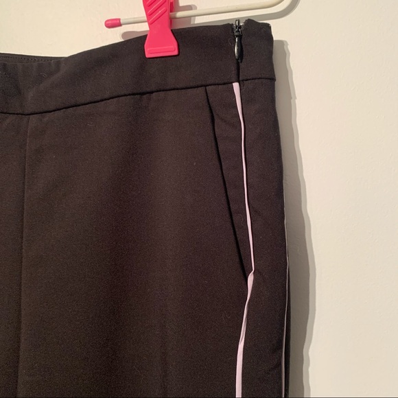 Zara Black Pants w/ White Trim - Picture 4 of 9